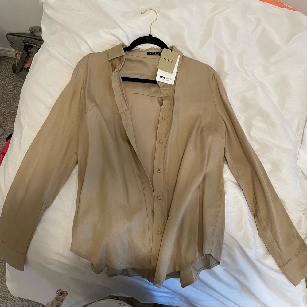 SHEIN MOTF Collared Dress Shirt